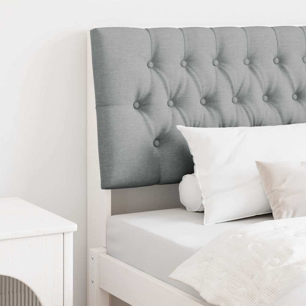 Gestoffeerd hoofdbord Lichtgrijs 100 cm Massief grenenhout is nu te koop bij PeponiXL, paradijselijk wonen!