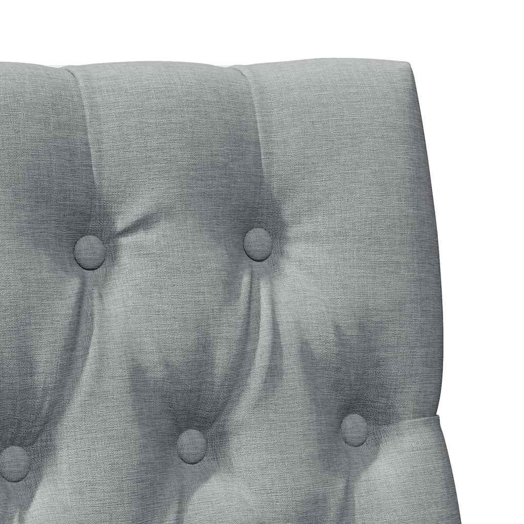 Gestoffeerd hoofdbord Lichtgrijs 90 cm Massief grenenhout is nu te koop bij PeponiXL, paradijselijk wonen!