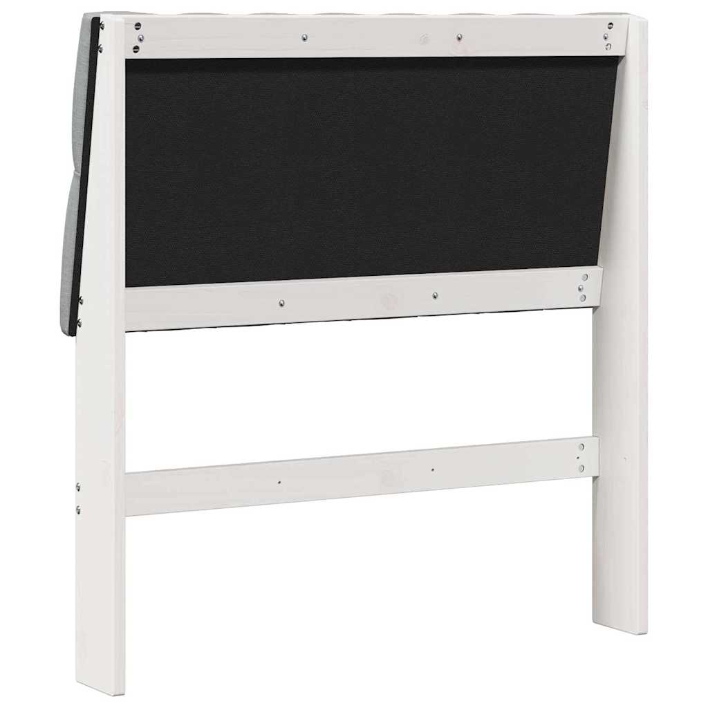 Gestoffeerd hoofdbord Lichtgrijs 90 cm Massief grenenhout is nu te koop bij PeponiXL, paradijselijk wonen!