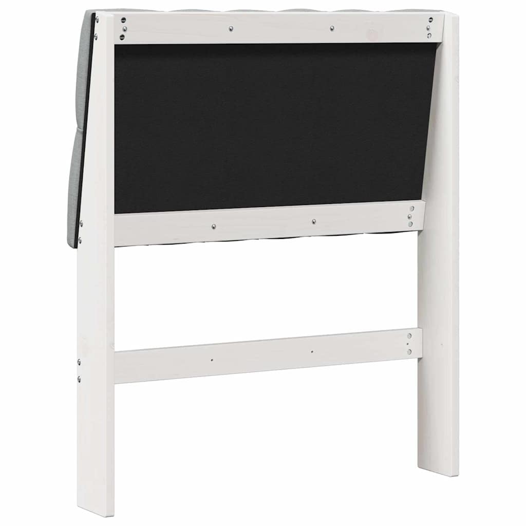 Gestoffeerd hoofdbord Lichtgrijs 80 cm Massief grenenhout is nu te koop bij PeponiXL, paradijselijk wonen!
