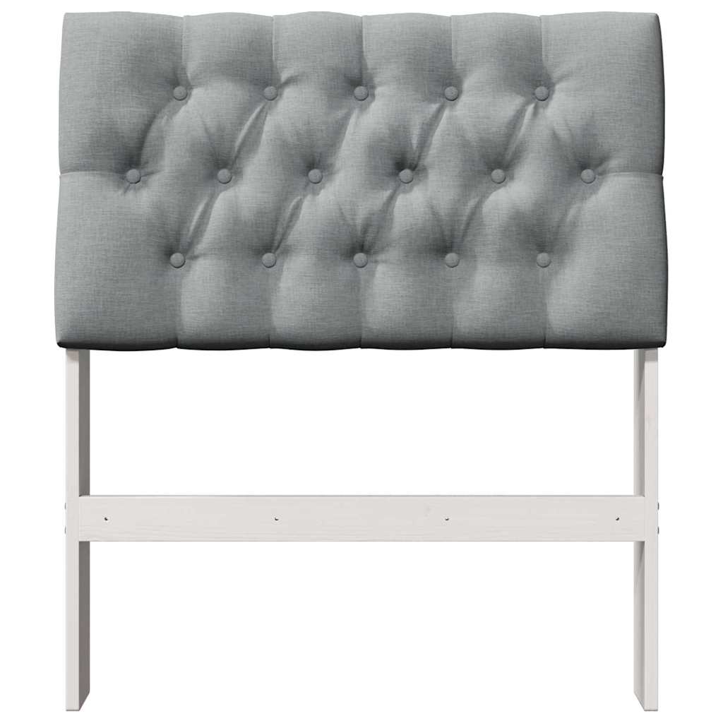 Gestoffeerd hoofdbord Lichtgrijs 80 cm Massief grenenhout is nu te koop bij PeponiXL, paradijselijk wonen!