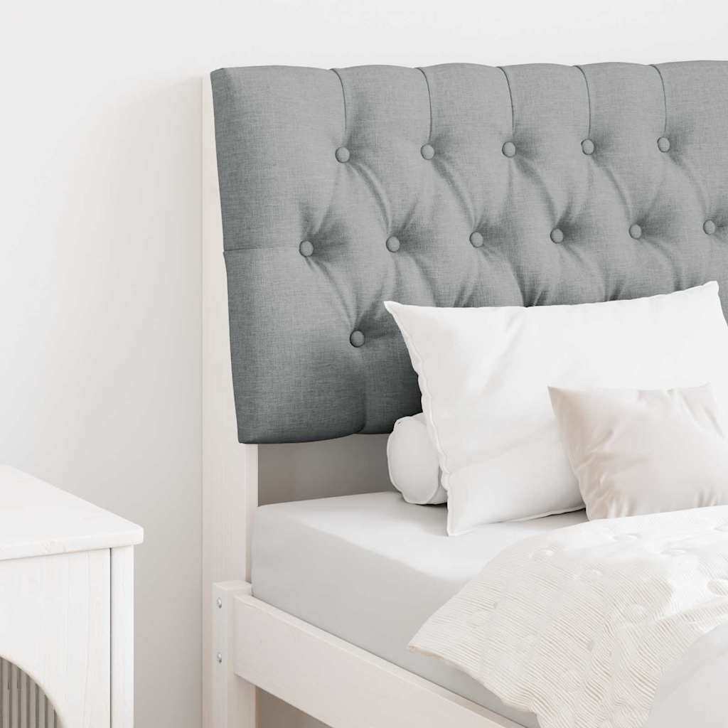 Gestoffeerd hoofdbord Lichtgrijs 75 cm Massief grenenhout is nu te koop bij PeponiXL, paradijselijk wonen!