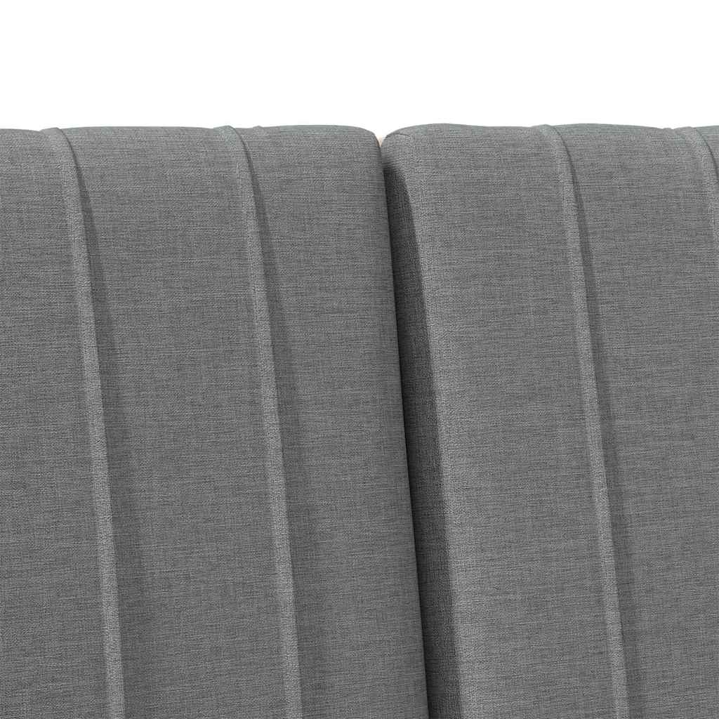 Gestoffeerd hoofdbord Donkergrijs 200 cm Massief grenenhout is nu te koop bij PeponiXL, paradijselijk wonen!