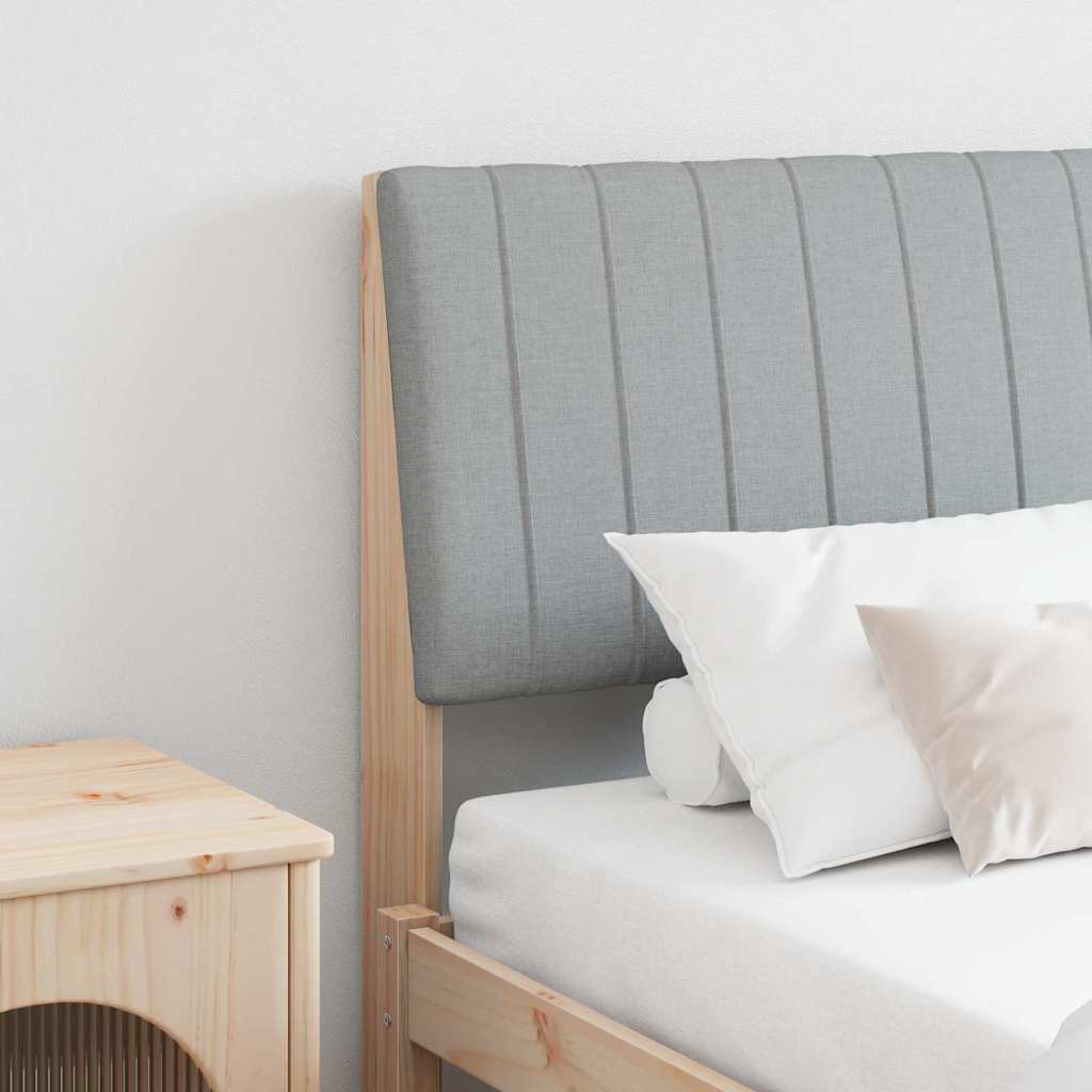 Gestoffeerd hoofdbord Lichtgrijs 180 cm Massief grenenhout is nu te koop bij PeponiXL, paradijselijk wonen!