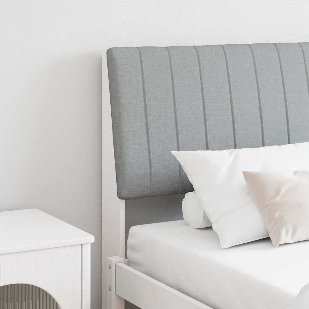 Gestoffeerd hoofdbord Lichtgrijs 180 cm Massief grenenhout is nu te koop bij PeponiXL, paradijselijk wonen!