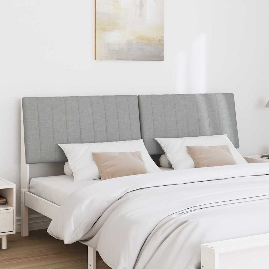 Gestoffeerd hoofdbord Lichtgrijs 180 cm Massief grenenhout is nu te koop bij PeponiXL, paradijselijk wonen!