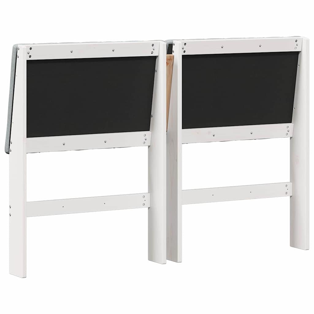 Gestoffeerd hoofdbord Lichtgrijs 135 cm Massief grenenhout is nu te koop bij PeponiXL, paradijselijk wonen!