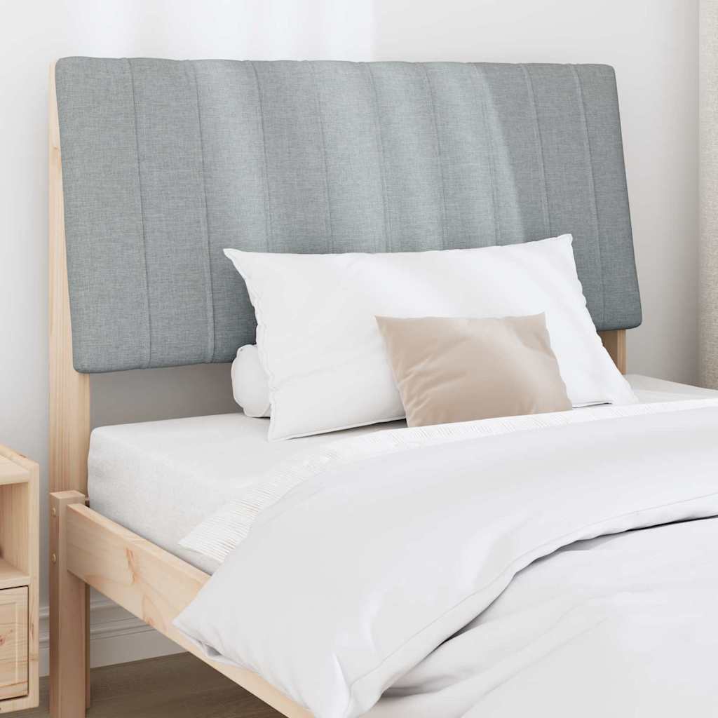 Gestoffeerd hoofdbord Lichtgrijs 100 cm Massief grenenhout is nu te koop bij PeponiXL, paradijselijk wonen!