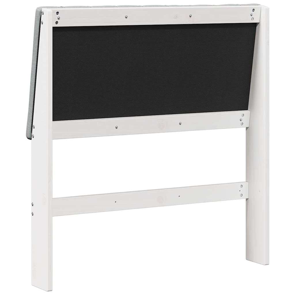 Gestoffeerd hoofdbord Lichtgrijs 90 cm Massief grenenhout is nu te koop bij PeponiXL, paradijselijk wonen!