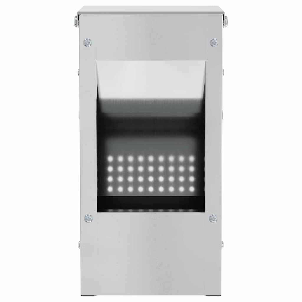 Konijnenvoer Zilver 12,5 x 12,5 x 25 cm Gegalvaniseerd staal is nu te koop bij PeponiXL, paradijselijk wonen!