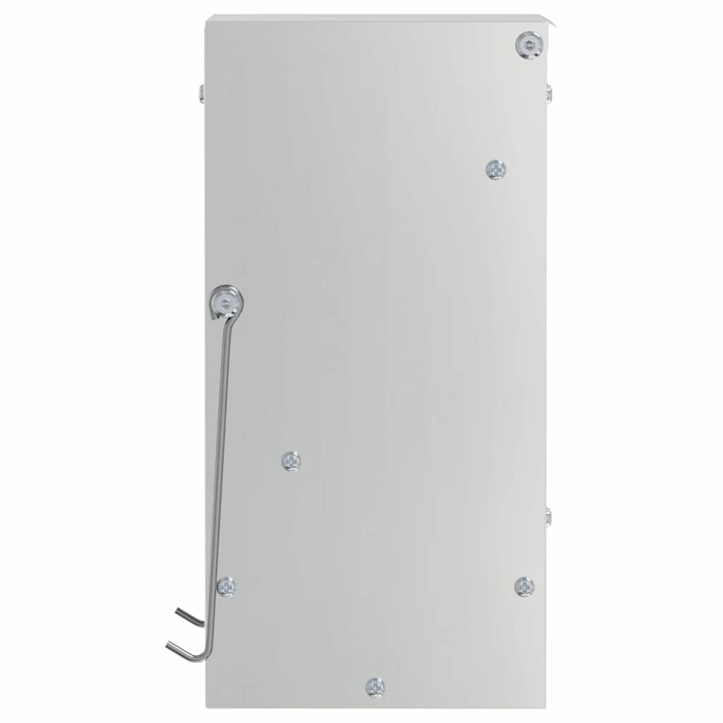 Konijnenvoer Zilver 12,5 x 12,5 x 25 cm Gegalvaniseerd staal is nu te koop bij PeponiXL, paradijselijk wonen!