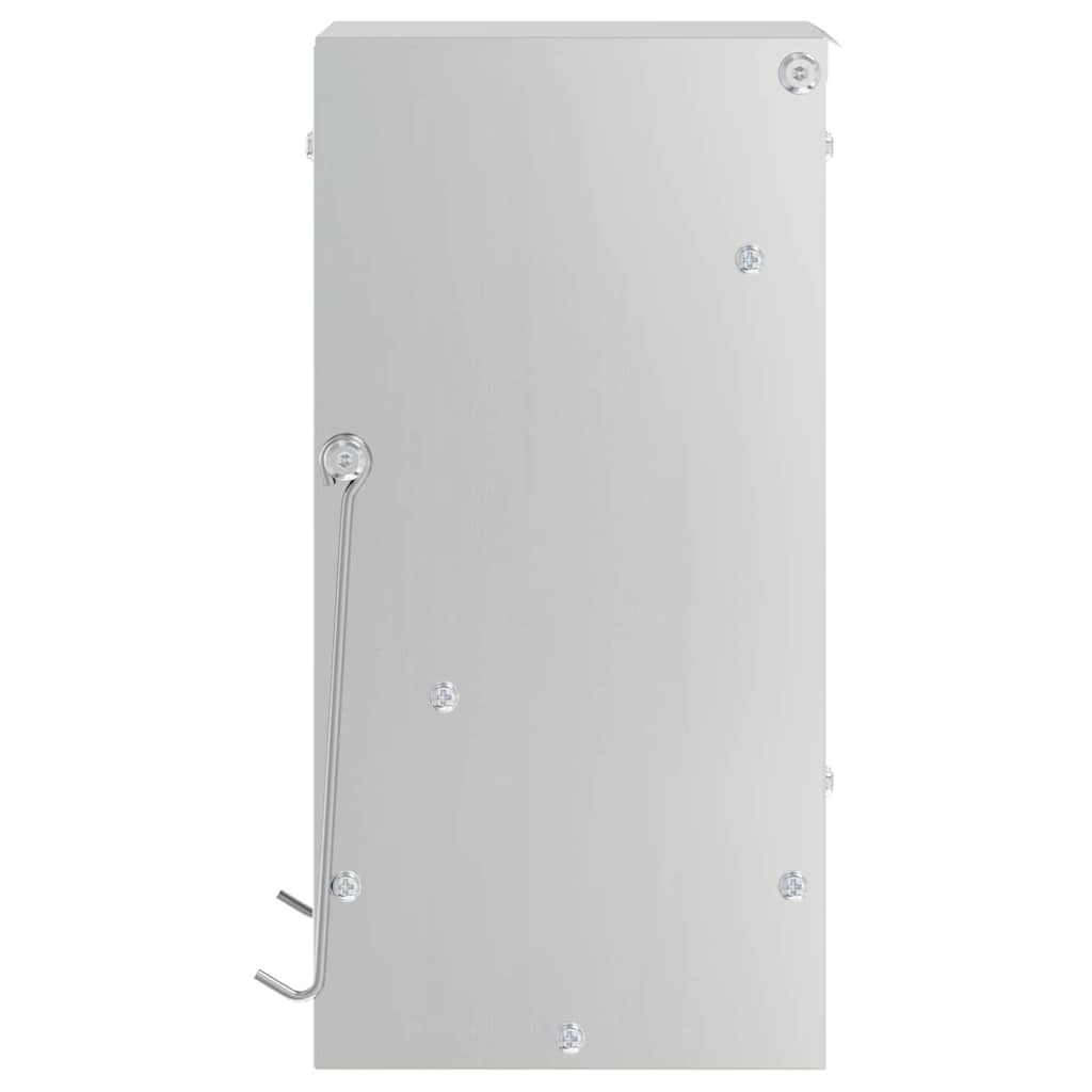 Konijnenvoer Zilver 20 x 12,5 x 25 cm Gegalvaniseerd staal is nu te koop bij PeponiXL, paradijselijk wonen!