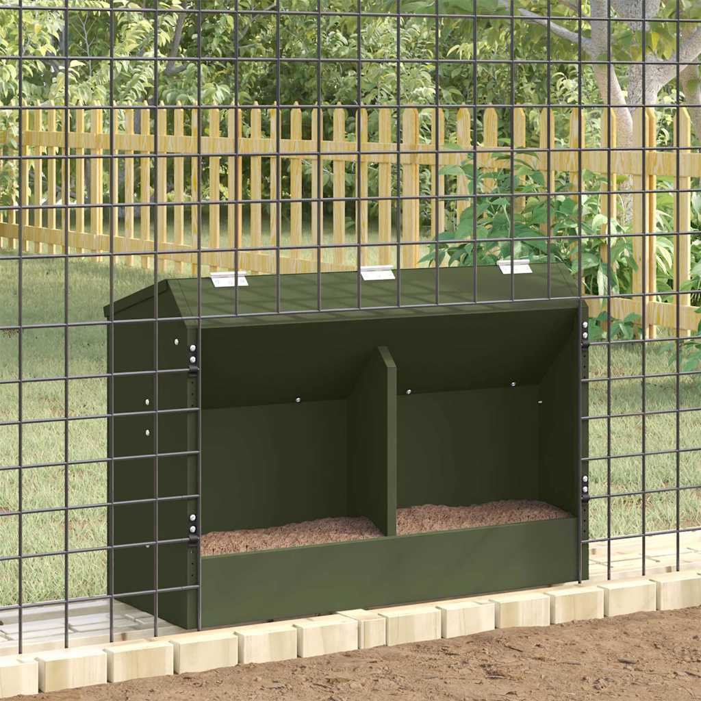 Konijnenvoer Olijf Groen 64,5 x 25,5 x 45,5 cm is nu te koop bij PeponiXL, paradijselijk wonen!