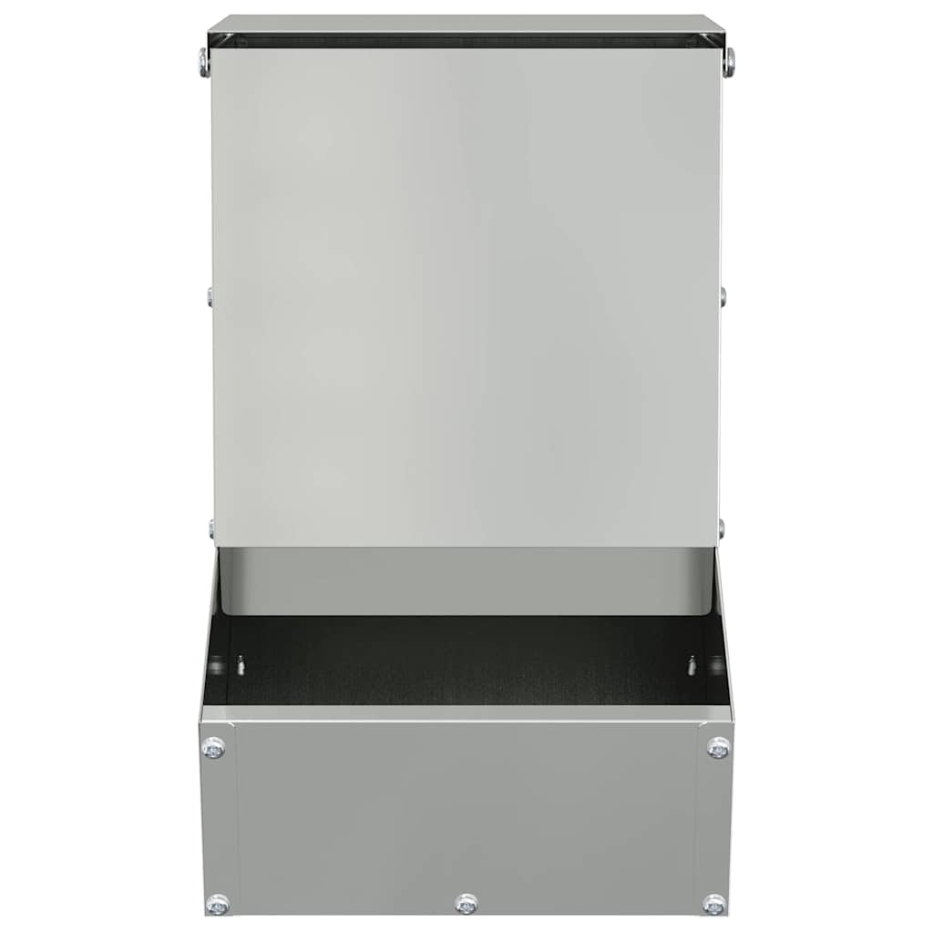 Konijnenvoer Zilver 17,5 x 26 x 28,5 cm Gegalvaniseerd staal is nu te koop bij PeponiXL, paradijselijk wonen!