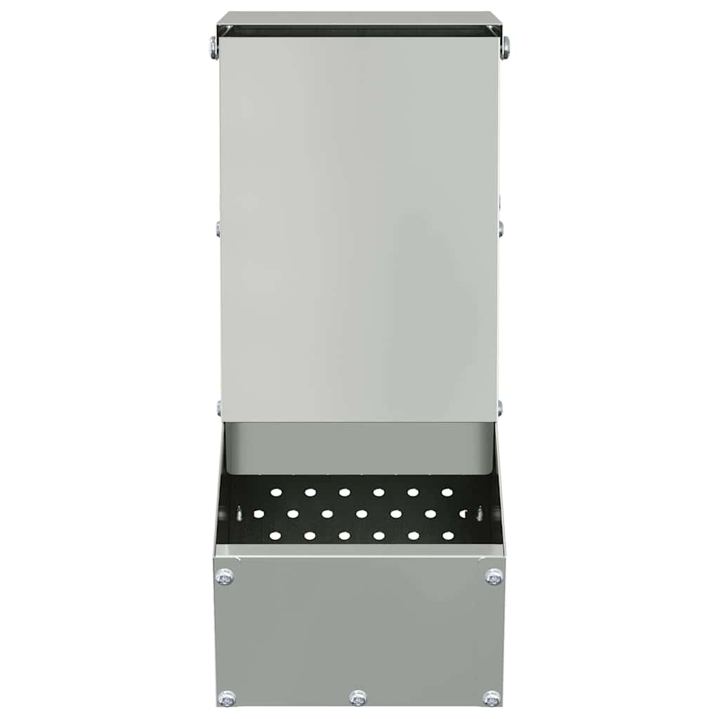 Konijnenvoer Zilver 12,5 x 26 x 28,5 cm Gegalvaniseerd staal is nu te koop bij PeponiXL, paradijselijk wonen!