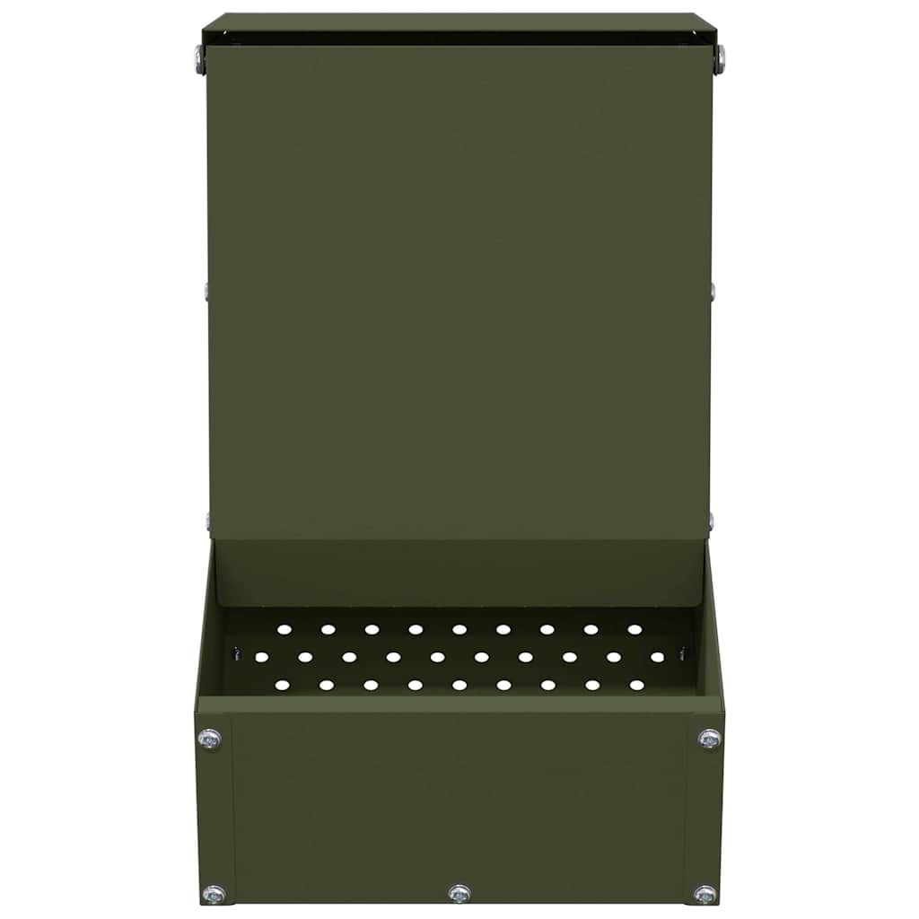 Konijnenvoer Olijf Groen 17,5 x 26 x 28,5 cm Koudgewalst Staal is nu te koop bij PeponiXL, paradijselijk wonen!