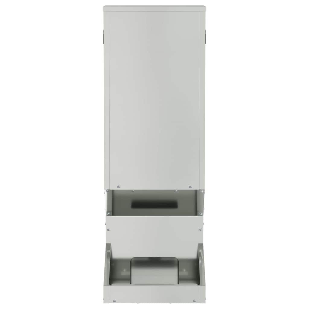 Hertenvoerbak Zilver 28 x 30 x 80 cm Gegalvaniseerd staal is nu te koop bij PeponiXL, paradijselijk wonen!