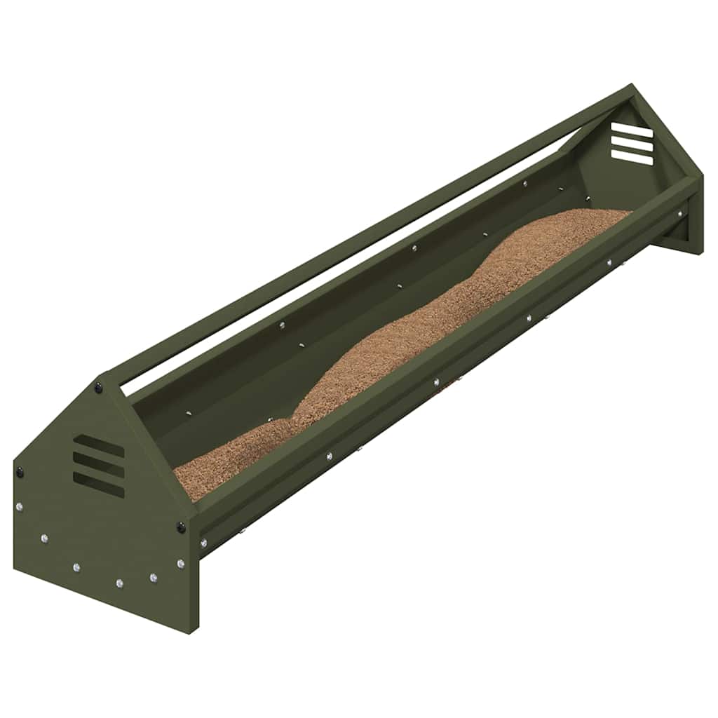 Kippen voederbak Olijf Groen 108 x 20,5 x 20 cm is nu te koop bij PeponiXL, paradijselijk wonen!