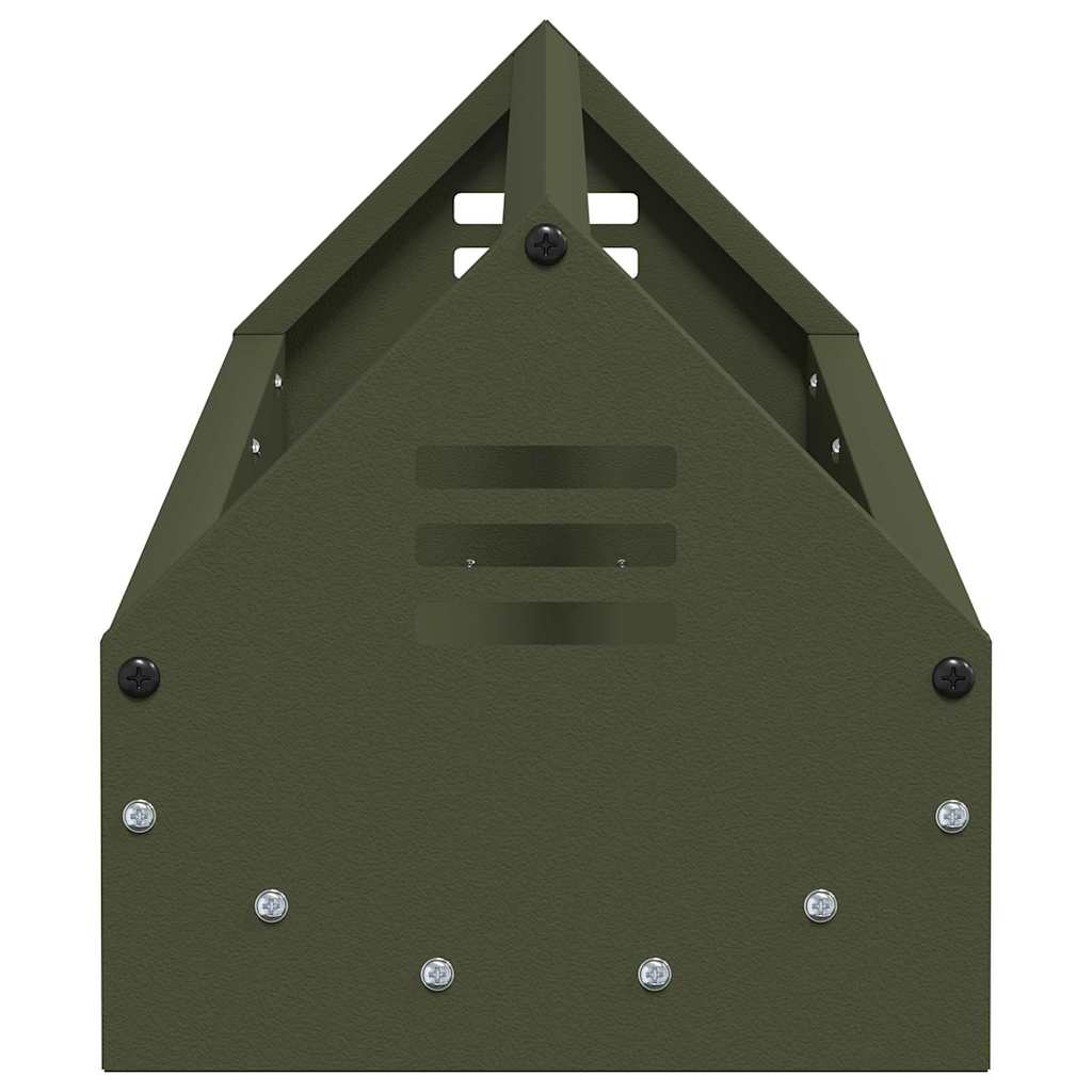 Kippen voederbak Olijf Groen 108 x 20,5 x 20 cm is nu te koop bij PeponiXL, paradijselijk wonen!