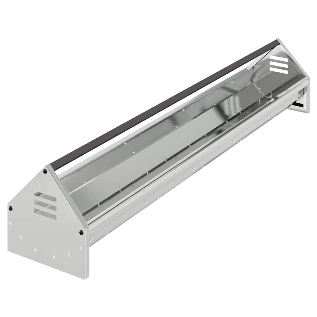 Kippen voederbak Zilver 108 x 20,5 x 20 cm Gegalvaniseerd staal is nu te koop bij PeponiXL, paradijselijk wonen!