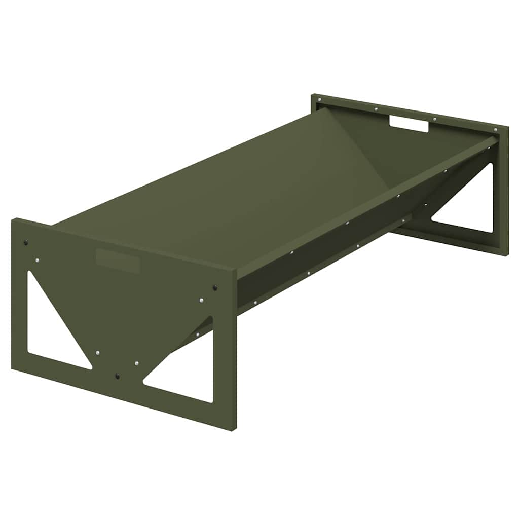 Voederbak voor vee Olijf Groen 108 x 50 x 28 cm is nu te koop bij PeponiXL, paradijselijk wonen!