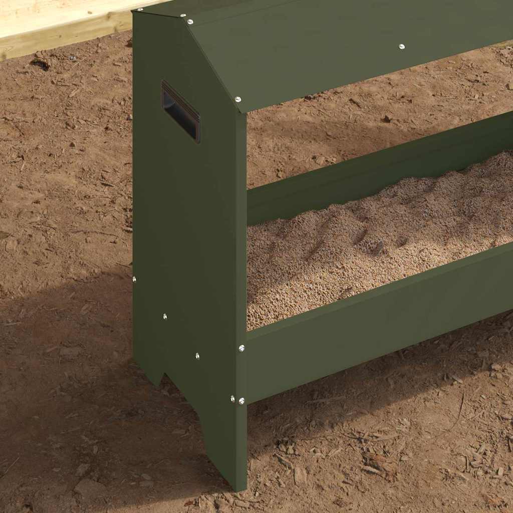 Kippen voederbak Olijf Groen 81 x 32 x 53,5 cm is nu te koop bij PeponiXL, paradijselijk wonen!