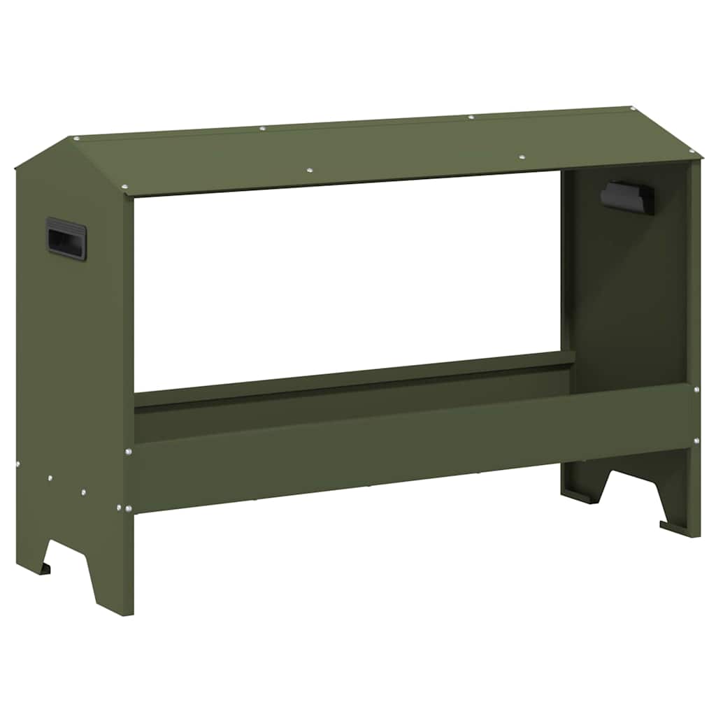 Kippen voederbak Olijf Groen 81 x 32 x 53,5 cm is nu te koop bij PeponiXL, paradijselijk wonen!