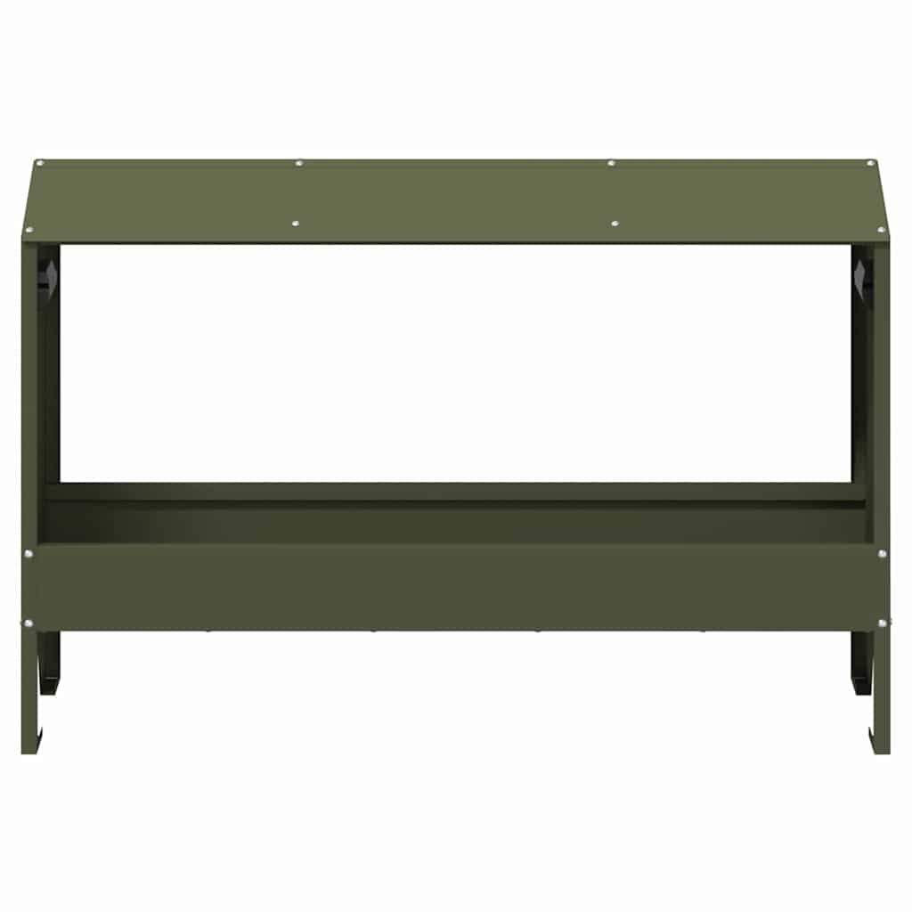 Kippen voederbak Olijf Groen 81 x 32 x 53,5 cm is nu te koop bij PeponiXL, paradijselijk wonen!