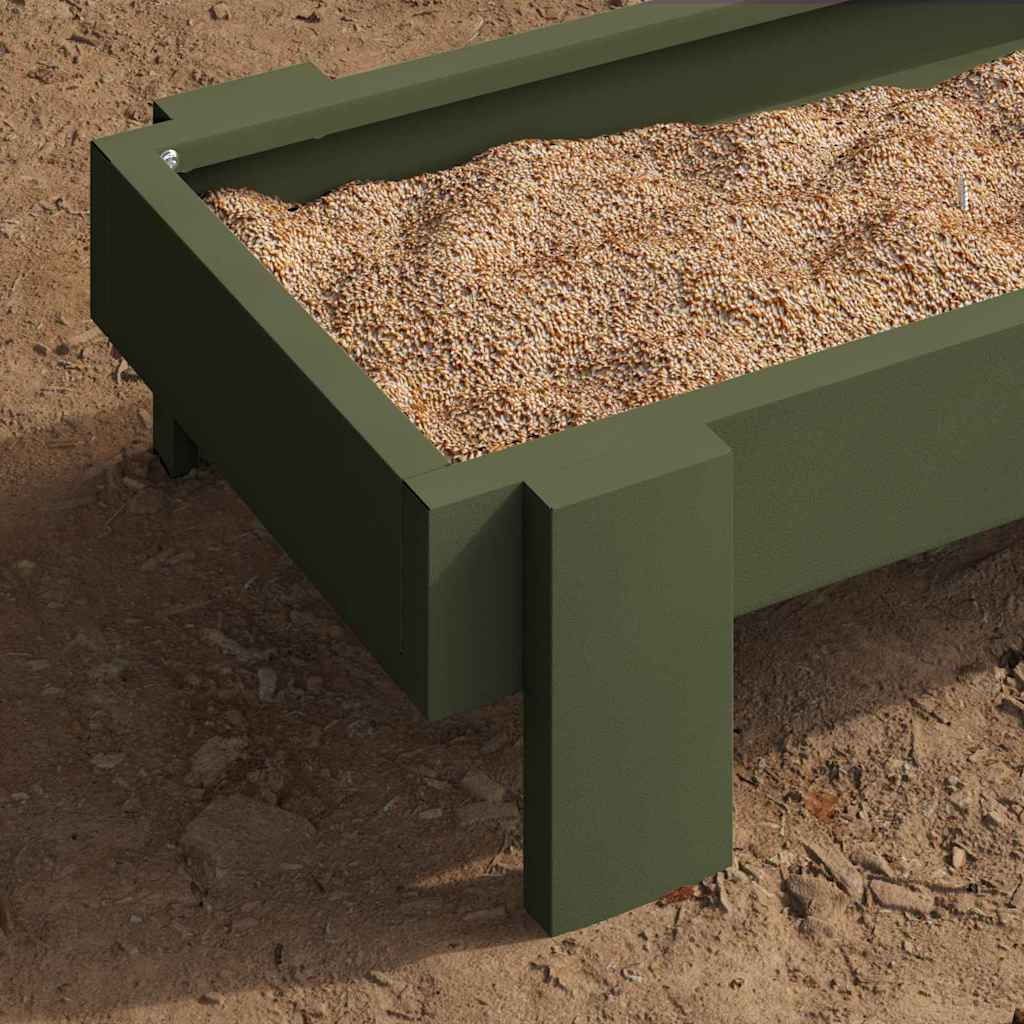 Kippen voederbak Olijf Groen 80 x 28 x 13.5 cm is nu te koop bij PeponiXL, paradijselijk wonen!
