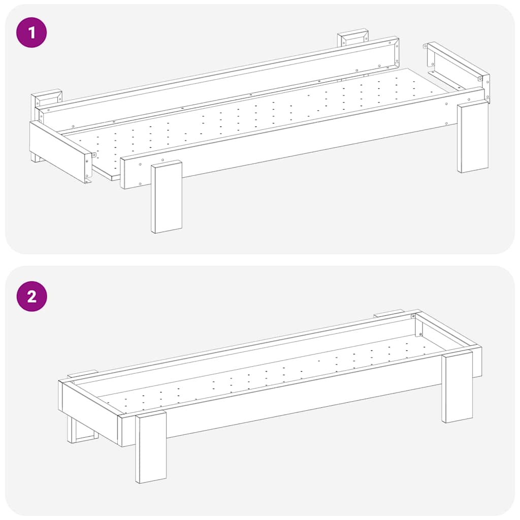 Kippen voederbak Zilver 80 x 28 x 13.5 cm Gegalvaniseerd staal is nu te koop bij PeponiXL, paradijselijk wonen!