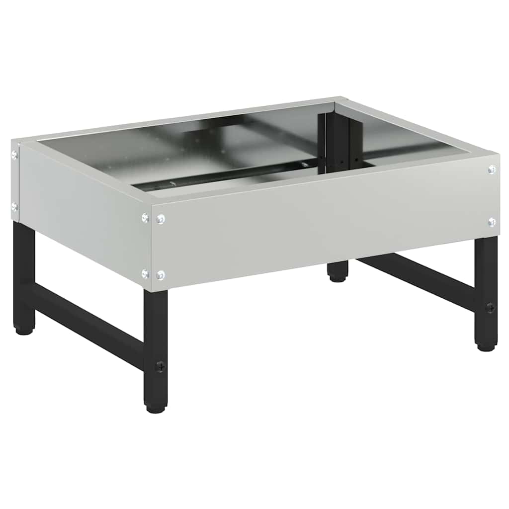 Vogeleter Zilver 80 x 28 x 13.5 cm Gegalvaniseerd staal is nu te koop bij PeponiXL, paradijselijk wonen!