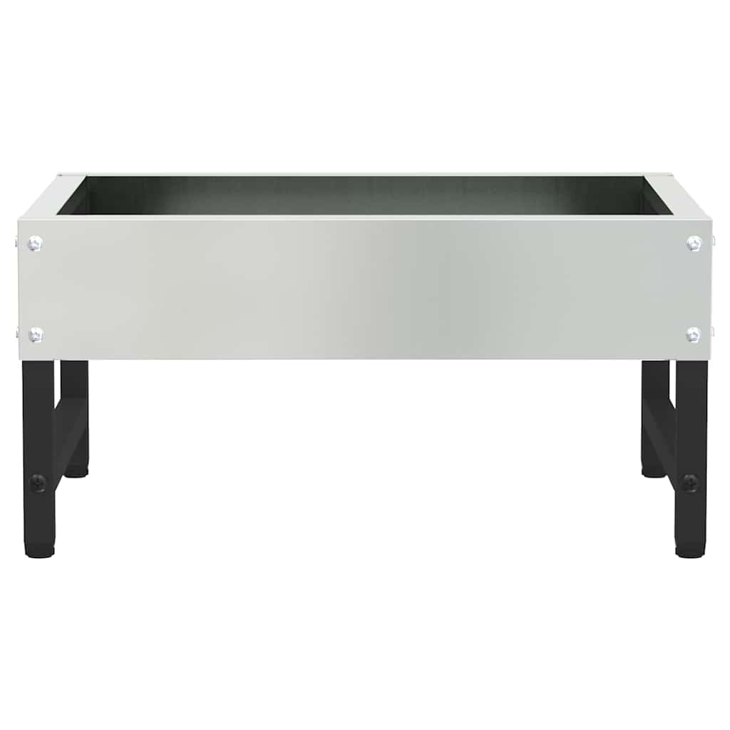 Vogeleter Zilver 80 x 28 x 13.5 cm Gegalvaniseerd staal is nu te koop bij PeponiXL, paradijselijk wonen!