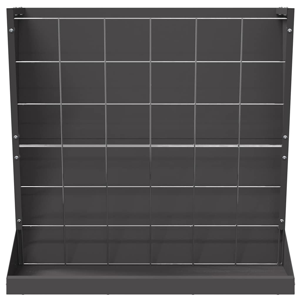 Hooi Feeder Zwart 71 x 33 x 70 cm Koudgewalst Staal is nu te koop bij PeponiXL, paradijselijk wonen!