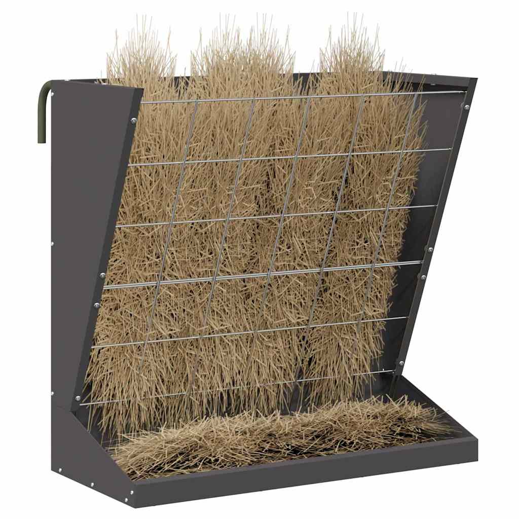 Hooi Feeder Zwart 71 x 33 x 70 cm Koudgewalst Staal is nu te koop bij PeponiXL, paradijselijk wonen!