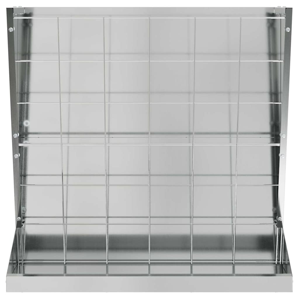 Hooi Feeder Zilver 71 x 33 x 70 cm Gegalvaniseerd staal is nu te koop bij PeponiXL, paradijselijk wonen!