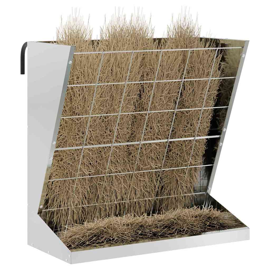 Hooi Feeder Zilver 71 x 33 x 70 cm Gegalvaniseerd staal is nu te koop bij PeponiXL, paradijselijk wonen!