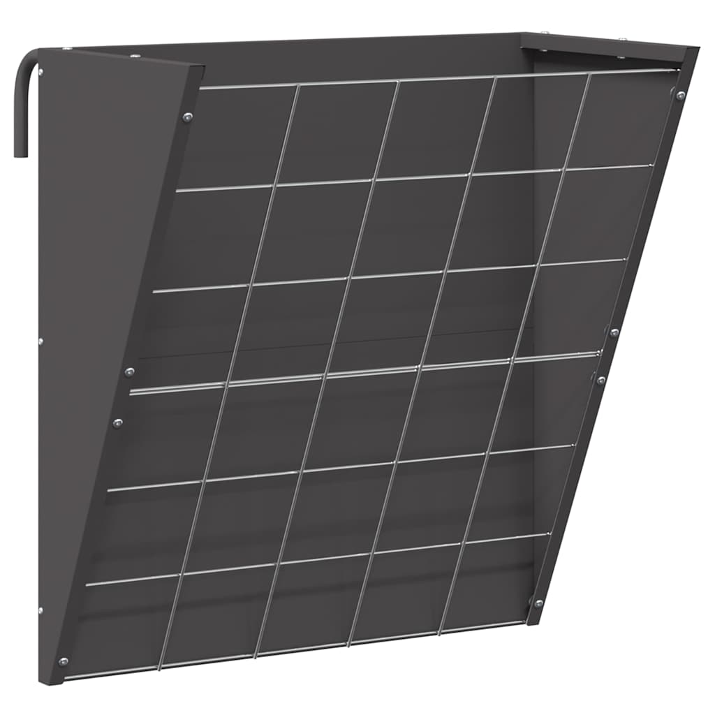 Hangend Hooi Feeder Zwart 61 x 33 x 66 cm Koudgewalst Staal is nu te koop bij PeponiXL, paradijselijk wonen!