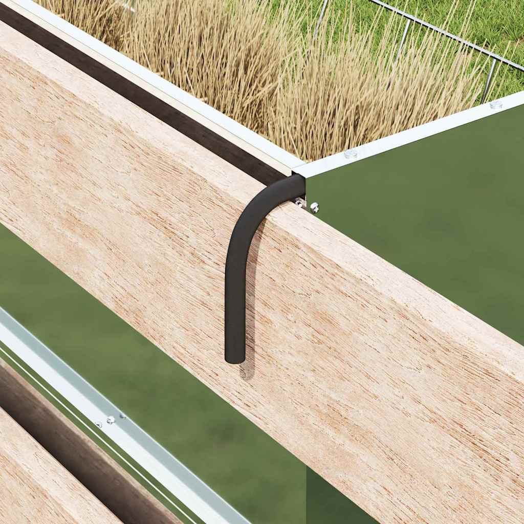 Hangend Hooi Feeder Zilver 61 x 33 x 66 cm Gegalvaniseerd staal is nu te koop bij PeponiXL, paradijselijk wonen!