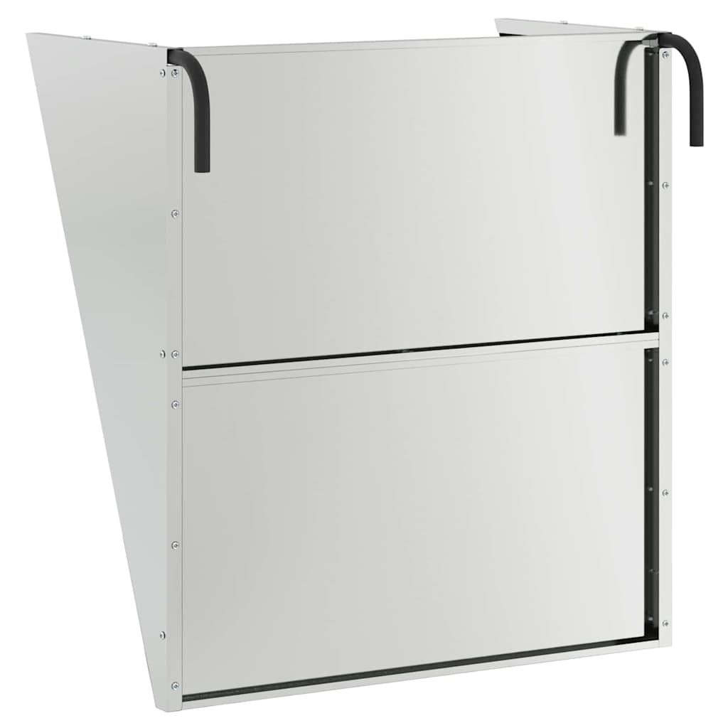 Hangend Hooi Feeder Zilver 61 x 33 x 66 cm Gegalvaniseerd staal is nu te koop bij PeponiXL, paradijselijk wonen!