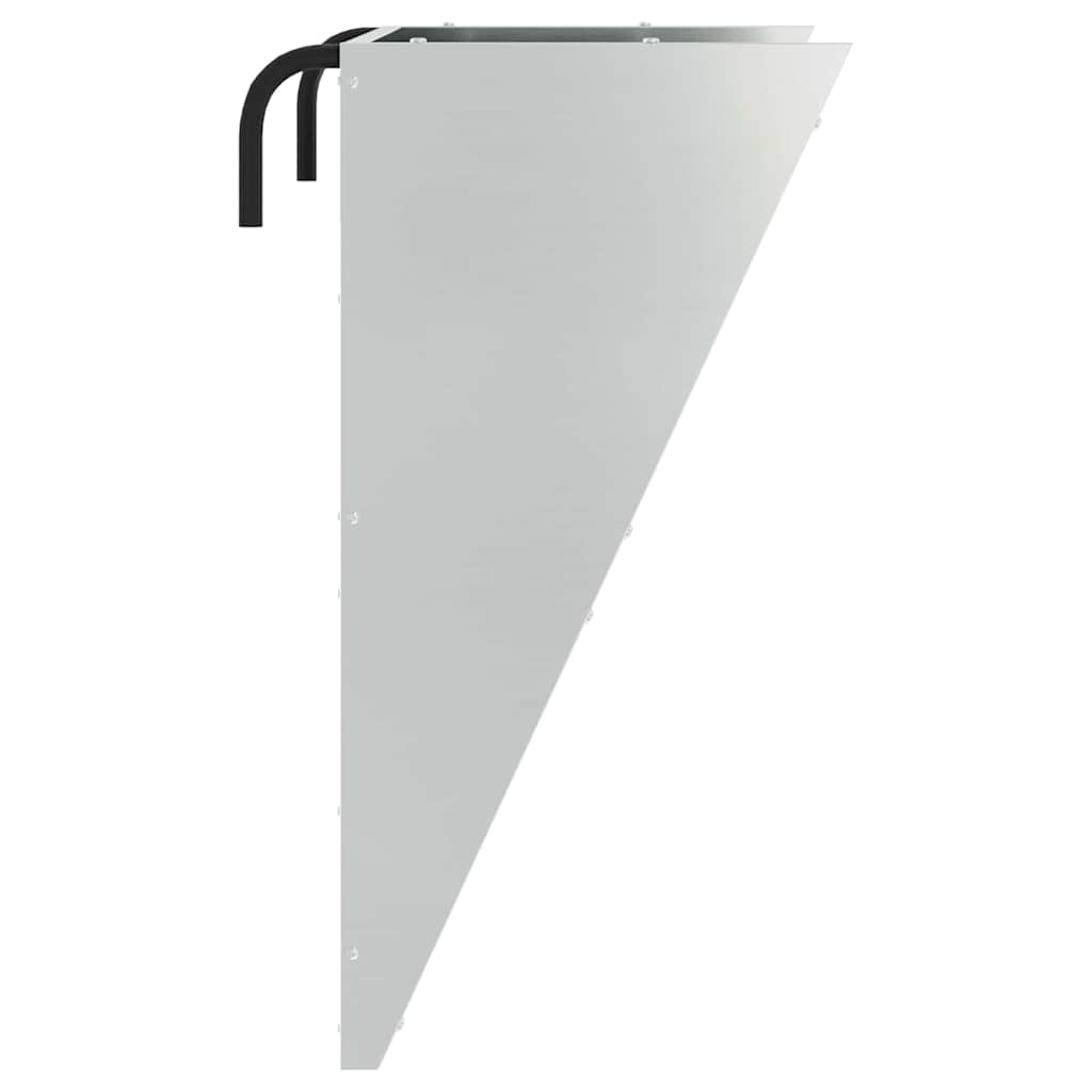 Hangend Hooi Feeder Zilver 61 x 33 x 66 cm Gegalvaniseerd staal is nu te koop bij PeponiXL, paradijselijk wonen!