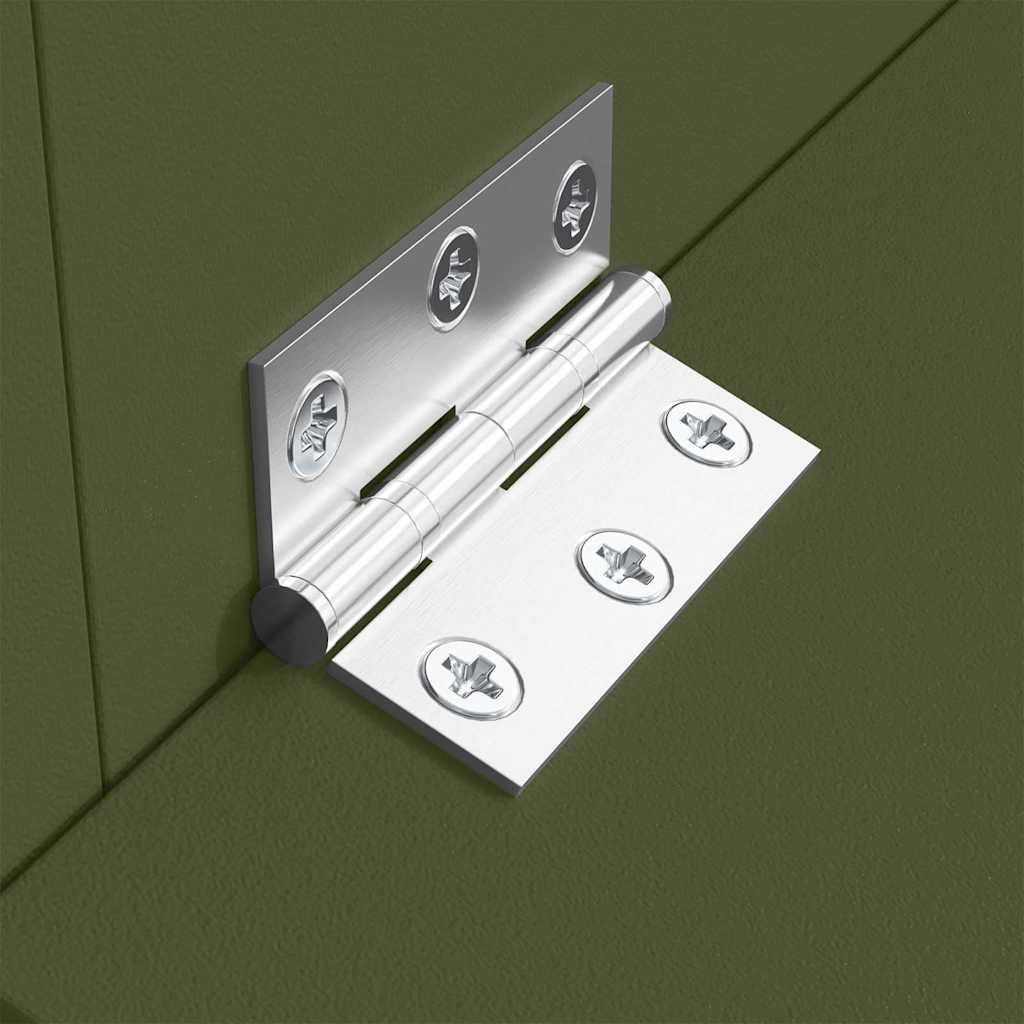 Varkensvoeder Olijf Groen 55 x 38 x 76 cm Koudgewalst Staal is nu te koop bij PeponiXL, paradijselijk wonen!