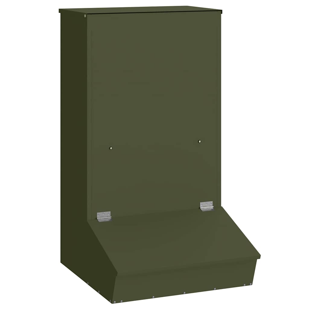 Varkensvoeder Olijf Groen 55 x 51 x 91,5 cm Koudgewalst Staal is nu te koop bij PeponiXL, paradijselijk wonen!