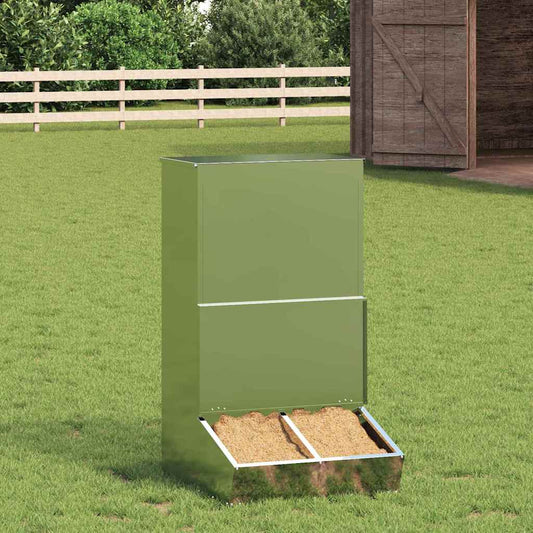 Varkensvoeder Zilver 55 x 51 x 91,5 cm Gegalvaniseerd staal is nu te koop bij PeponiXL, paradijselijk wonen!