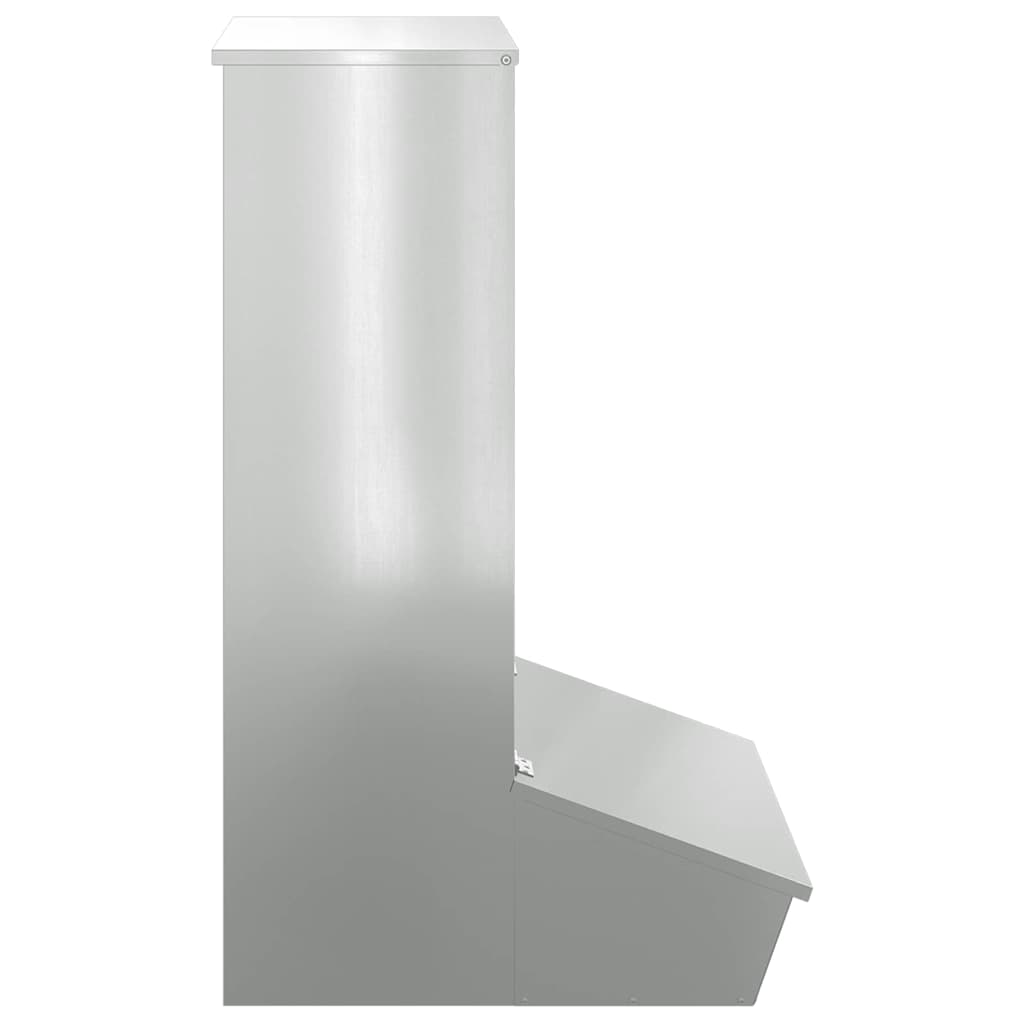 Varkensvoeder Zilver 55 x 51 x 91,5 cm Gegalvaniseerd staal is nu te koop bij PeponiXL, paradijselijk wonen!