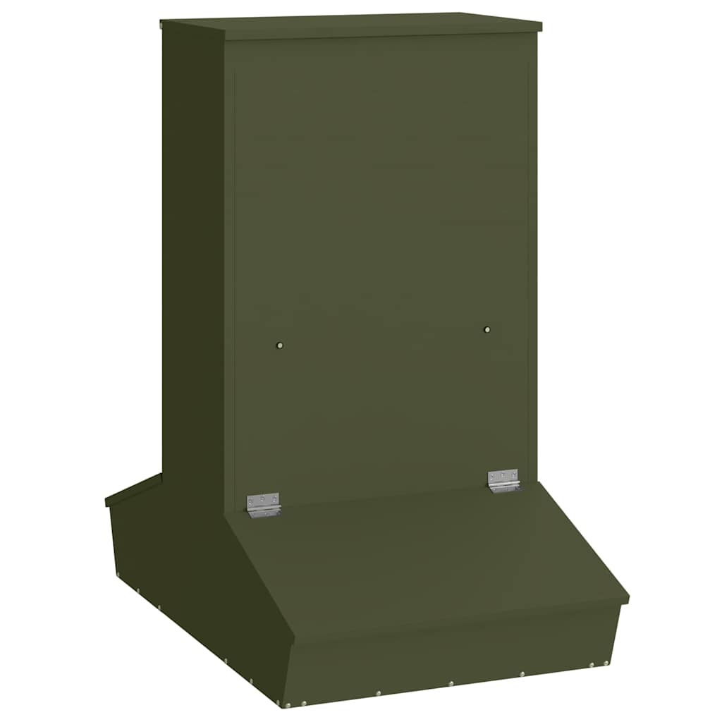 Varkensvoeder Olijf Groen 82 x 51 x 91,5 cm Koudgewalst Staal is nu te koop bij PeponiXL, paradijselijk wonen!