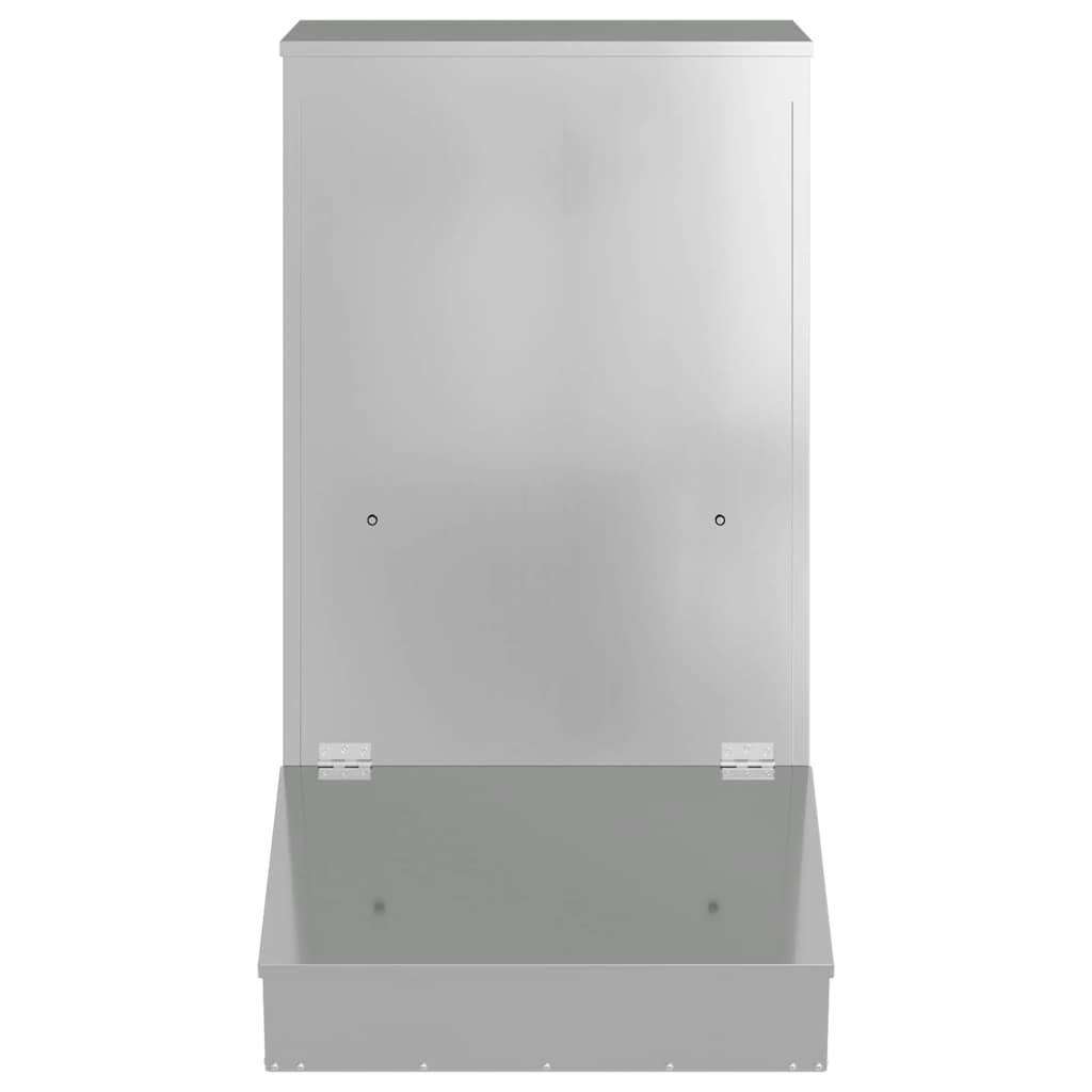 Varkensvoeder Zilver 82 x 51 x 91,5 cm Gegalvaniseerd staal is nu te koop bij PeponiXL, paradijselijk wonen!