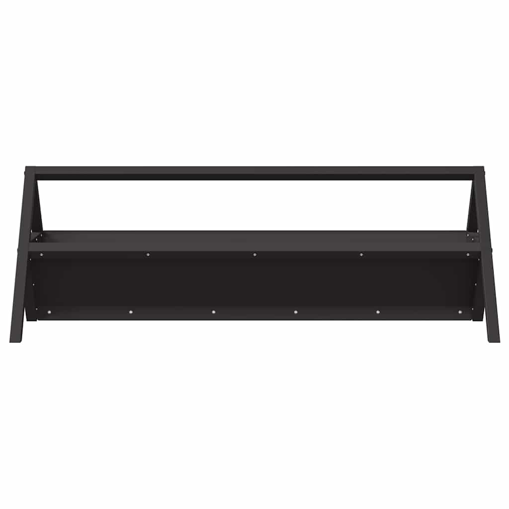 Voederbak voor vee Zwart 111 x 76 x 38 cm Koudgewalst Staal is nu te koop bij PeponiXL, paradijselijk wonen!