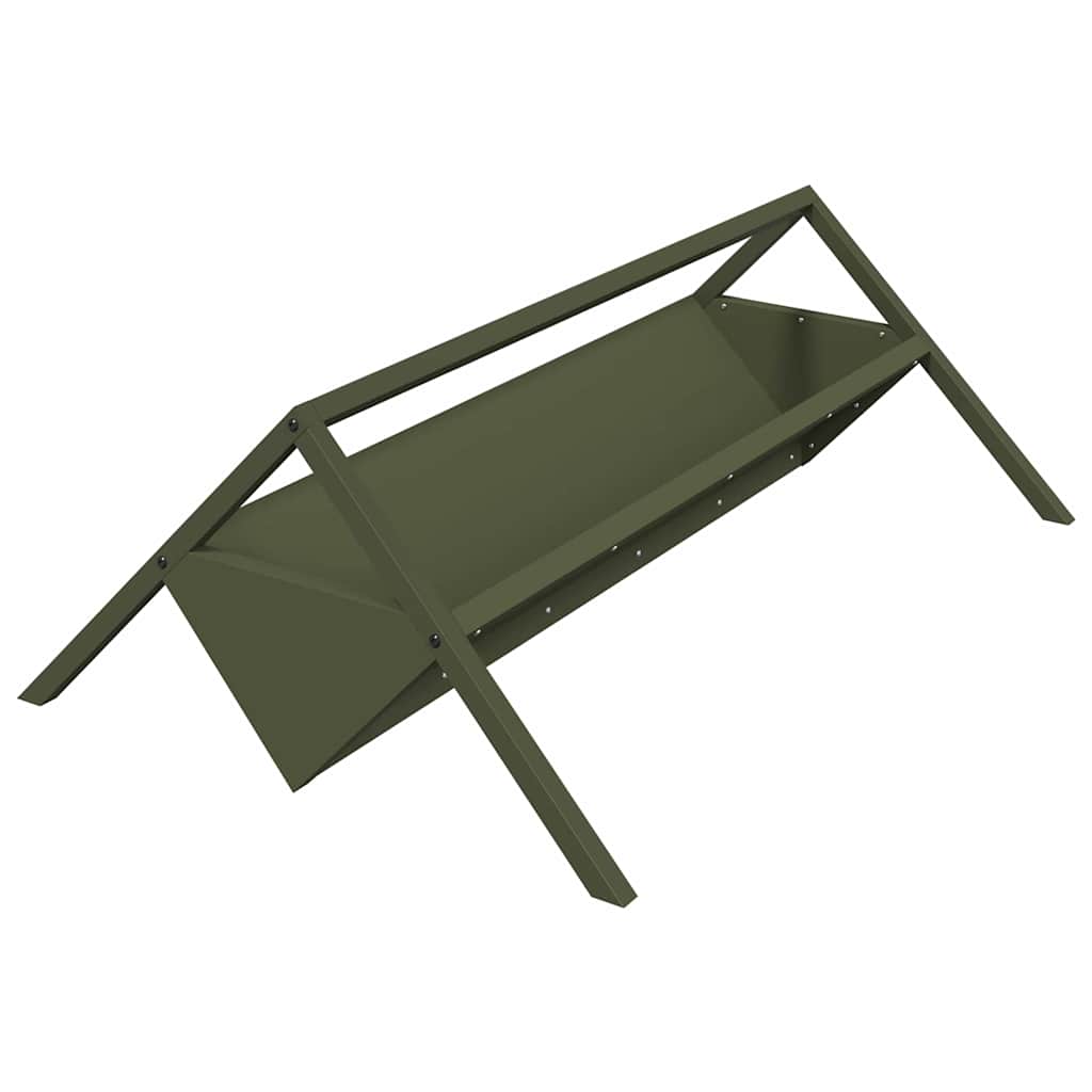 Voederbak voor vee Olijf Groen 111 x 76 x 38 cm is nu te koop bij PeponiXL, paradijselijk wonen!