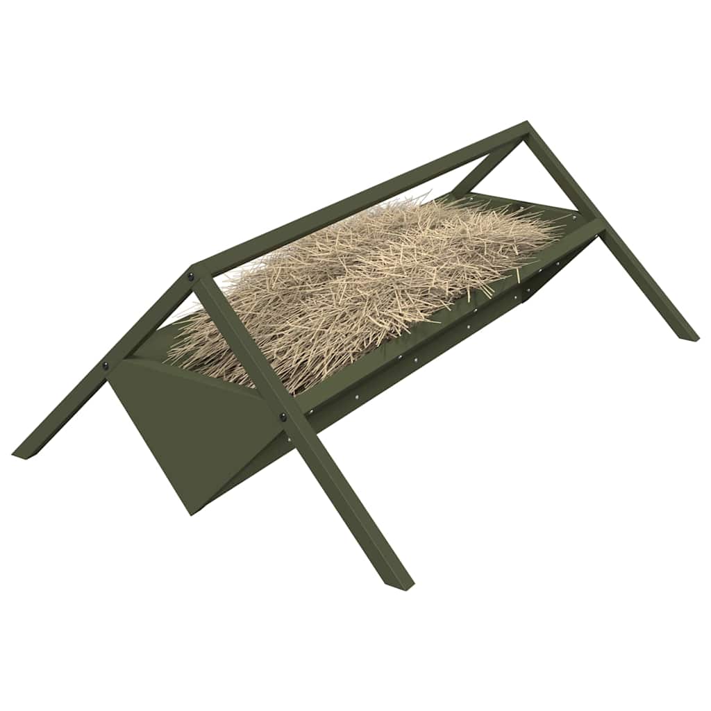 Voederbak voor vee Olijf Groen 111 x 76 x 38 cm is nu te koop bij PeponiXL, paradijselijk wonen!