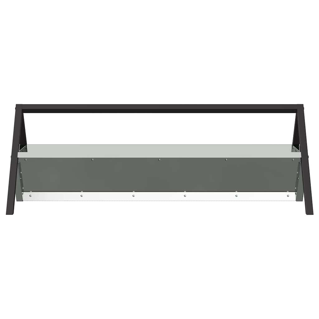 Voederbak voor vee Zilver 111 x 76 x 38 cm Gegalvaniseerd staal is nu te koop bij PeponiXL, paradijselijk wonen!